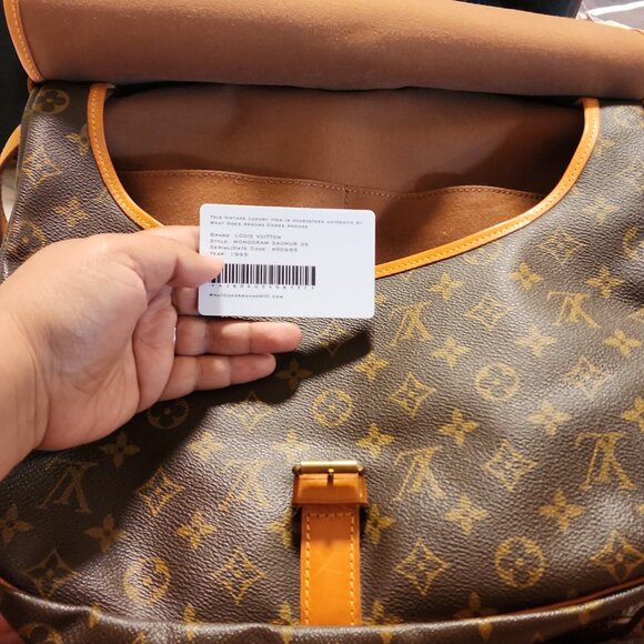 💼 Louis Vuitton Saumur 35 – Authentic Vintage 1995 - Picture 3 of 16